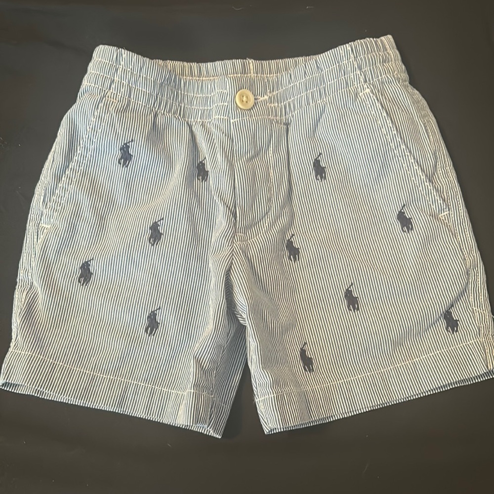 Toddler boys polo shorts